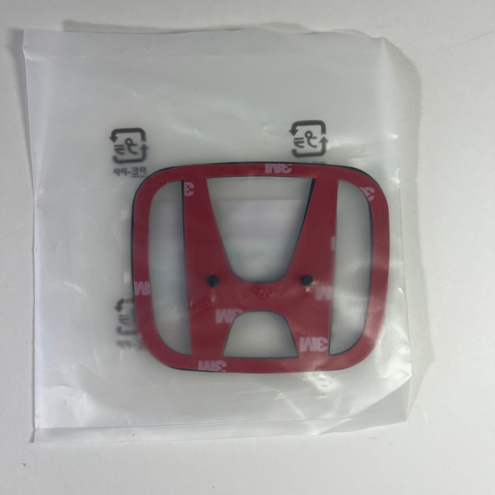 Honda Genuine Rear Emblem Badge Black 75700-SMT-E00 Made in Japan NEW